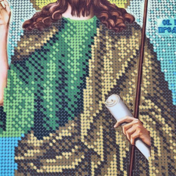А4Р_446 Saint John the Baptist the Forerunner (23,5*19 cm), bead embroidery kit of the named icon