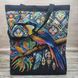 Shopper_619 Bird (38*42 cm), bead embroidery tote bag kit