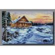 ОСП-51 Winter Sunset (58*37 cm), bead embroidery kit of the picture