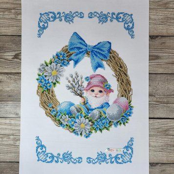 9237 Easter Towel (37*53 cm), bead embroidery kit