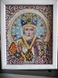ЖЛ-4703 Святий Миколай у перлах та кристалах, набір для вишивання бісером ікони ЖЛ-4703 фото 10