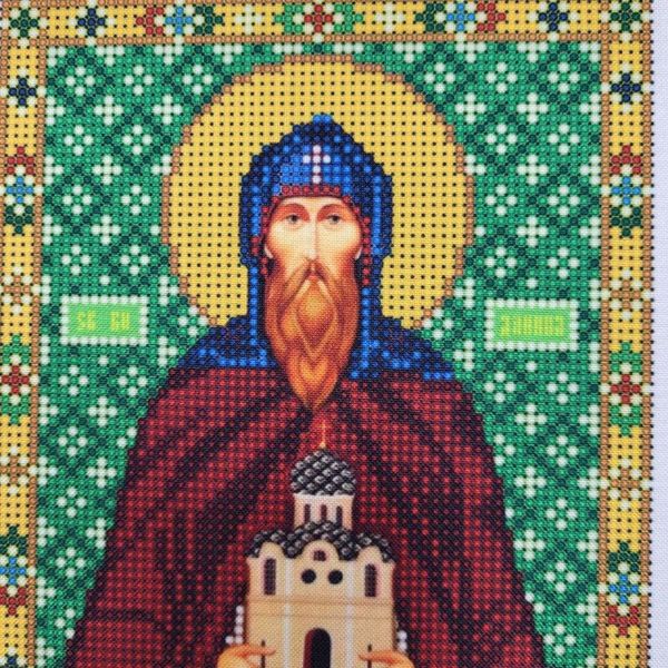 696-9419 Святий князь Даниїл (Данило, Даніїл) А5, набір для вишивання бісером ікони 696-94919 фото