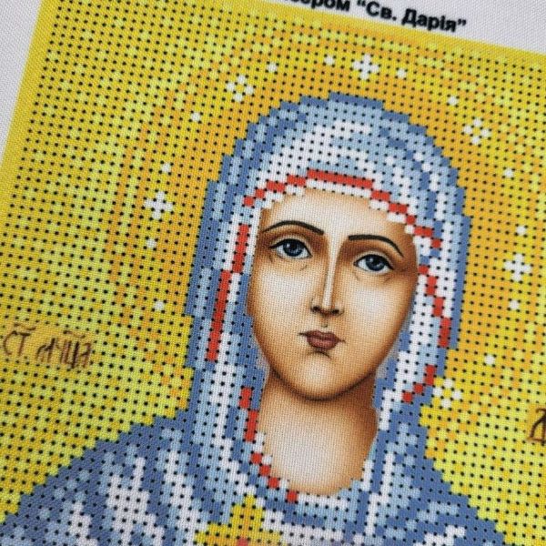 А130 Святая Дарья (Дария, Дарина), набор для вышивки бисером иконы АБВ 00017481 фото