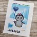 А6-Д-081 Little Penguin (10,5*15 cm), bead embroidery picture kit
