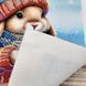 КВ_3004 Bunny with Coffee (29,5*29,5 cm), bead embroidery kit of the picture