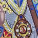 ЖЛ-4703 Святий Миколай у перлах та кристалах, набір для вишивання бісером ікони ЖЛ-4703 фото 9
