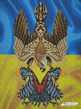 А3Н_531 Шеврон перемоги (36,5*27 см), схема для вишивки бісером картини схема-вр-А3Н_531 фото