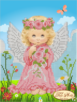 ТМ-020 Little Rose (15*20 cm), bead embroidery kit of the picture