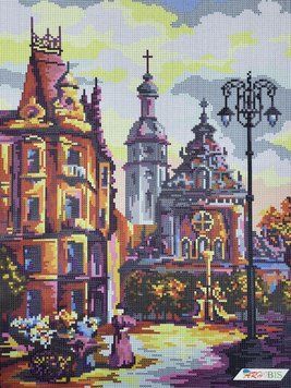 ЛЦА Церковь Святого Андрея (31,11*41,06 см), схема для вышивки бисером картины схема-бсс-ЛЦА фото