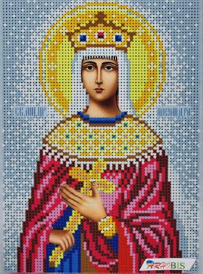 155 Свята Олександра, набір для вишивки бісером іменної ікони 155 фото