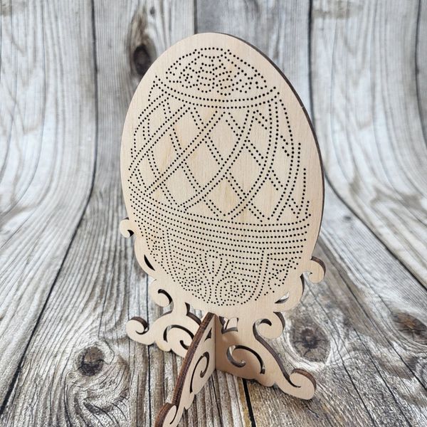 ЯФ_104 Pysanka, bead embroidery blank