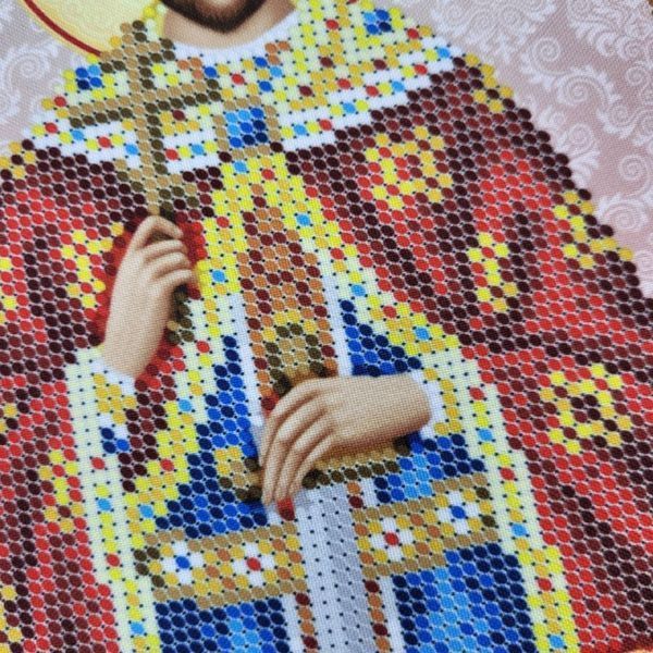РІ-4075 Saint Igor (19*23 cm), bead embroidery pattern of the icon