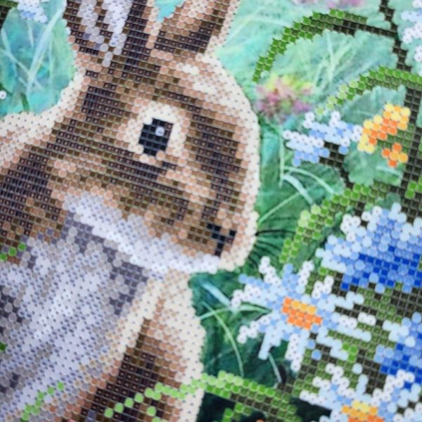 ЗПТ-032 Кролик, набор для вышивки бисером картины ЗПТ-032 фото