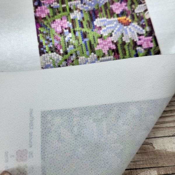 ТК-100 Духмяне поле, набір для вишивки бісером модульної картини, диптиху з польовими квітами ТК-100 фото