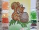 А6-Д-057 Little Squirrel (10,5*15 cm), bead embroidery picture kit