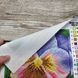 Т-1031 Harmony of Colour (12*12 cm), bead embroidery kit of the picture with pansies