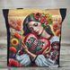 3537-9006 With Love in the Heart (35*37 cm), bead embroidery kit for a tote bag