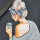 СВ181 Девушка с кофе, набор для вышивки бисером шопера СВ181 фото 6