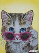А5-Д-446 Кіт в окулярах, набір для вишивання бісером картини