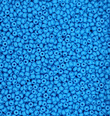63050 чешский бисер Preciosa 10 грамм керамический голубой темный Б/50/0655 фото