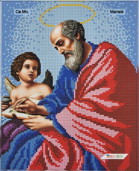 А231 Святой Матвей, набор для вышивки бисером иконы АБВ 00018379 фото