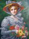 ММРП-005 Елегантна леді з букетом троянд, Емілі Вернон, набір для вишивки бісером картини ММРП-005 фото 1