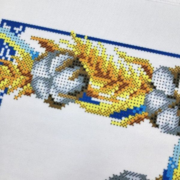 128 Saviour Feast Towel (53*37 cm), bead embroidery kit with cotton