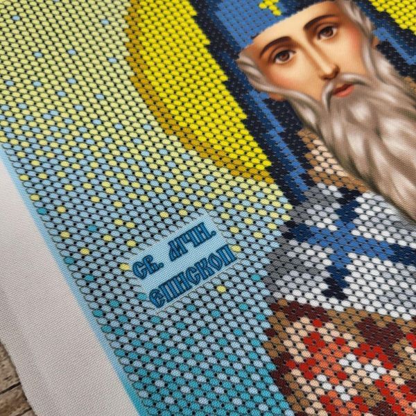 А4Р_303 Святой Дионисий (Денис) Ареопагит (23*19 см), набор для вышивки бисером иконы А4Р_303 фото