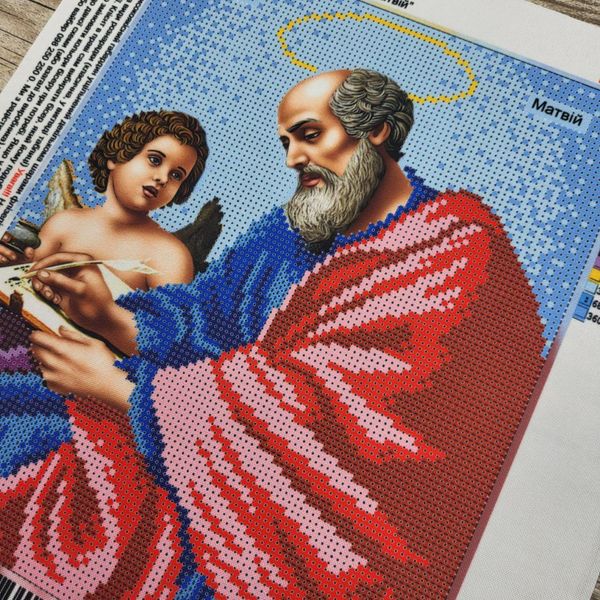 А231 Святой Матвей, набор для вышивки бисером иконы АБВ 00018379 фото