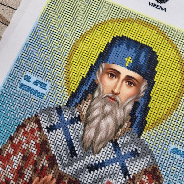 А4Р_303 Святой Дионисий (Денис) Ареопагит (23*19 см), набор для вышивки бисером иконы А4Р_303 фото