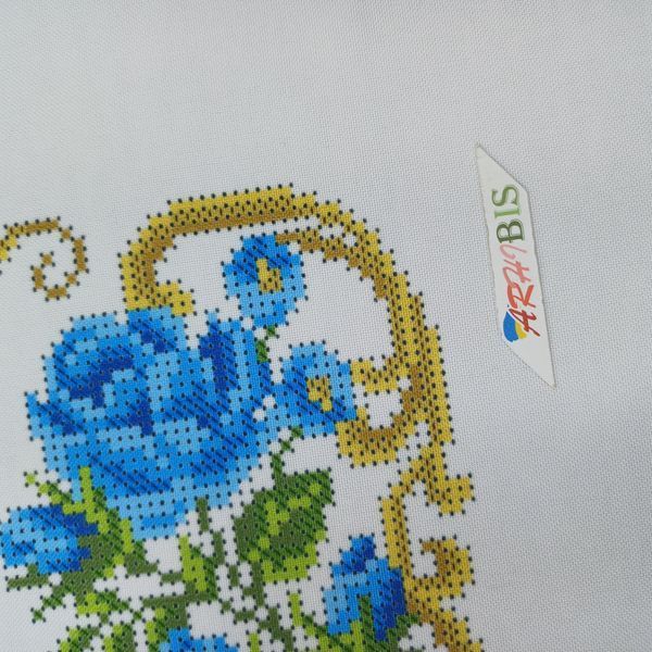 9222 Easter Rushnyk with Cross and Flowers (37*53 cm), bead embroidery kit