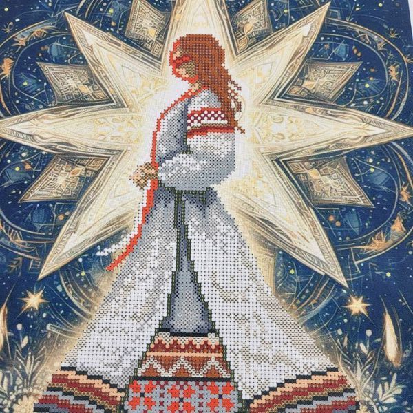 A3+_701д Light of the Ancestors (29*44 cm), bead embroidery kit of the picture