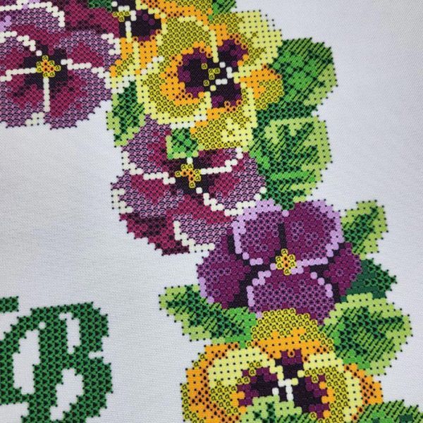 РКВ_097 Easter Towel for a Basket (33*51 cm), bead embroidery kit