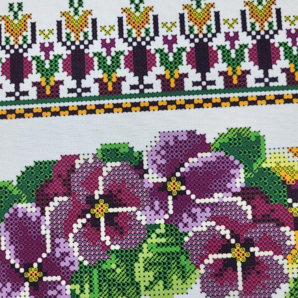 РКВ_097 Easter Towel for a Basket (33*51 cm), bead embroidery kit