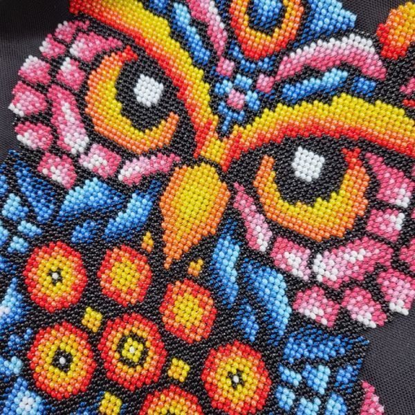 Shopper_621 Owl (38*42 cm), bead embroidery tote bag kit