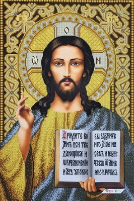 3038 Иисус, набор для вышивки бисером иконы 3038 фото