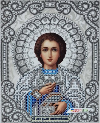 ЖС-5016 Святий Пантелеймон Цілитель у перлах, набір для вишивання бісером ікони ЖС-5016 фото
