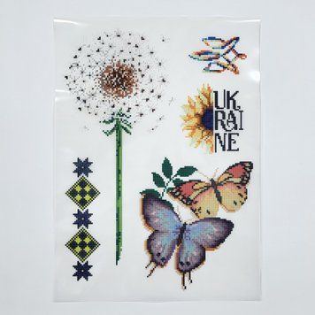 A3 Т-003 Summer of Ukraine (29*38 cm), bead embroidery kit on heat-transfer film