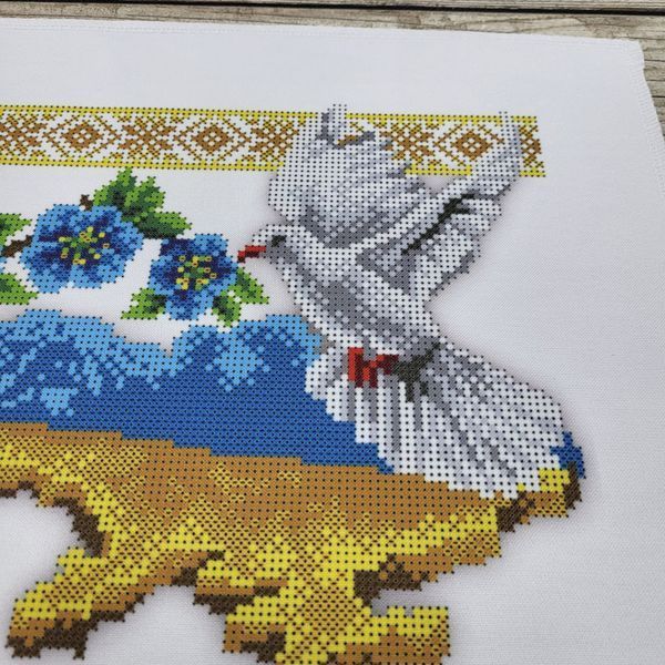 173 Easter Towel with Ukrainian Symbols (53*37 cm), bead embroidery kit