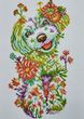 БС 3400 Радужный щенок, набор для вышивки бисером картины