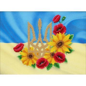Т-1042 For Independence Day! (32*24 cm), bead embroidery kit for the picture