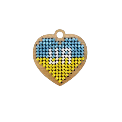 Брелок_405 Брелок для ключів з українською символікою, набір для вишивки бісером Брелок_405 фото