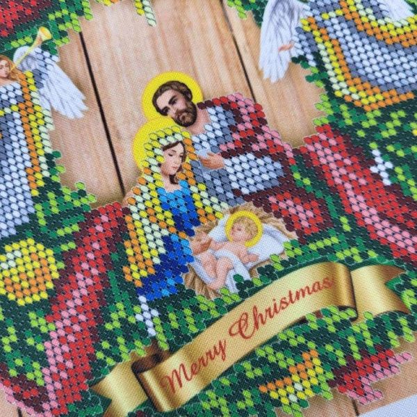 А4Р_610 Рождество Христово, набор для вышивки бисером картины А4Р_610 фото