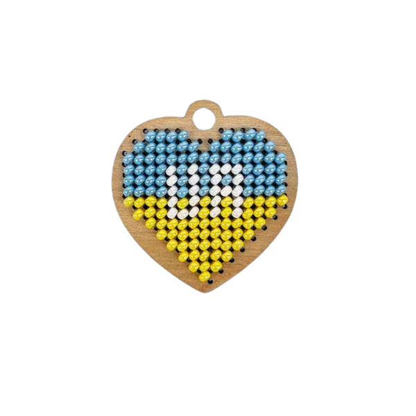 Брелок_405 Брелок для ключів з українською символікою, набір для вишивки бісером Брелок_405 фото