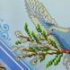 Ранер_234 Easter runner with a dove and pussy willow (142*28 cm), bead embroidery kit