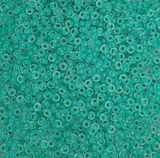 38358 matte Czech Preciosa beads 10 grams matte dyed turquoise