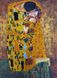 3129 Поцелуй Климт, набор для вышивки бисером картины с влюбленной парой 3129 фото 5
