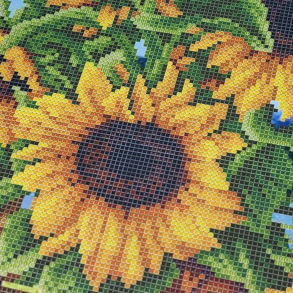 ЗПН-034 Sunflowers (39*39 cm), bead embroidery kit of the picture