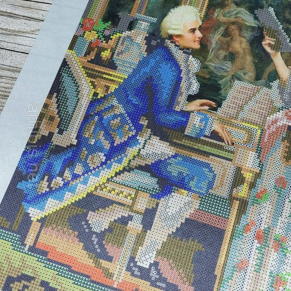 НИК-1215 Singing Lesson (29*39 cm), bead embroidery kit of a picture
