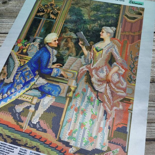 НИК-1215 Singing Lesson (29*39 cm), bead embroidery kit of a picture